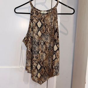Snakeskin Tank Top